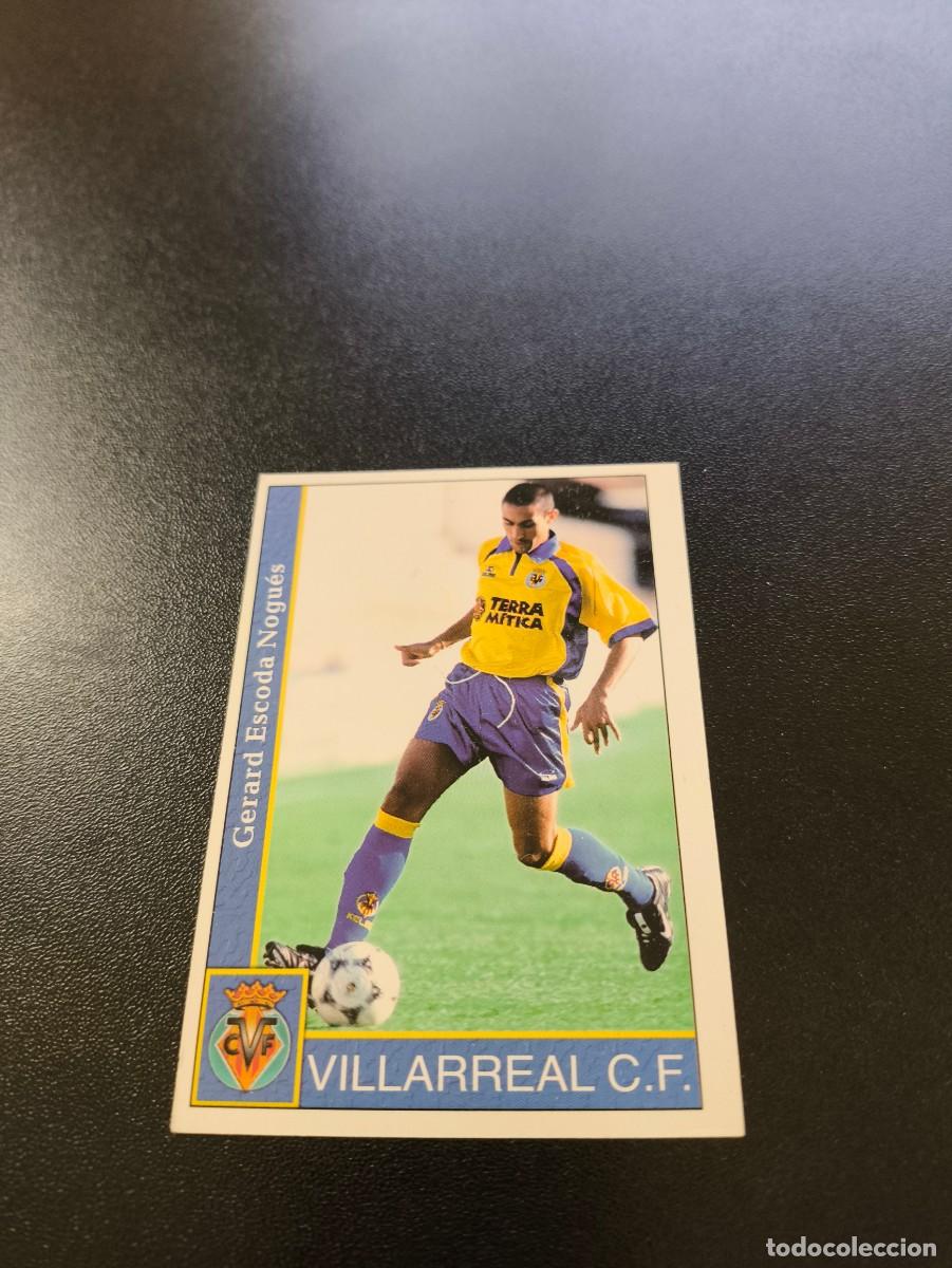 Cromos de F&uacute;tbol: 140 Escoda VILLARREAL MUNDICROMO FICHAS LIGA 2001 2002 01 02 NO PANINI ESTE