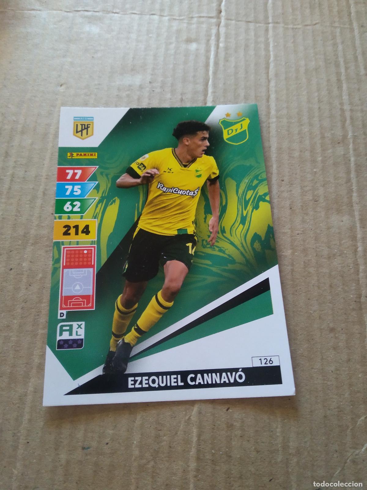 Cromos de F&uacute;tbol: 126 EZEQUIEL CANNAVO DEFENSA Y JUSTICIA CROMO FUTBOL PANINI ARGENTINO 2025 LIGA ARGENTINA ADRENALYN