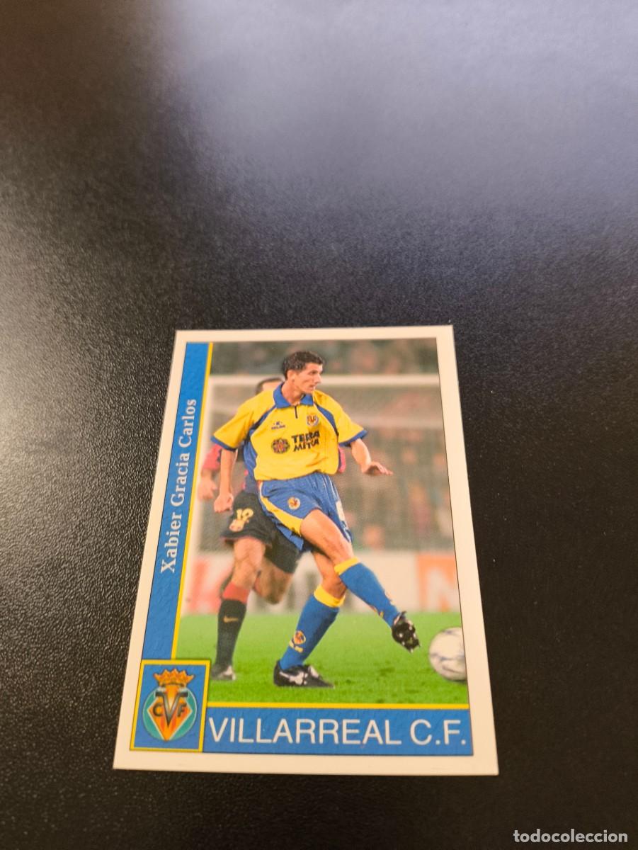 Cromos de F&uacute;tbol: 141 Gracia VILLARREAL MUNDICROMO FICHAS LIGA 2001 2002 01 02 NO PANINI ESTE