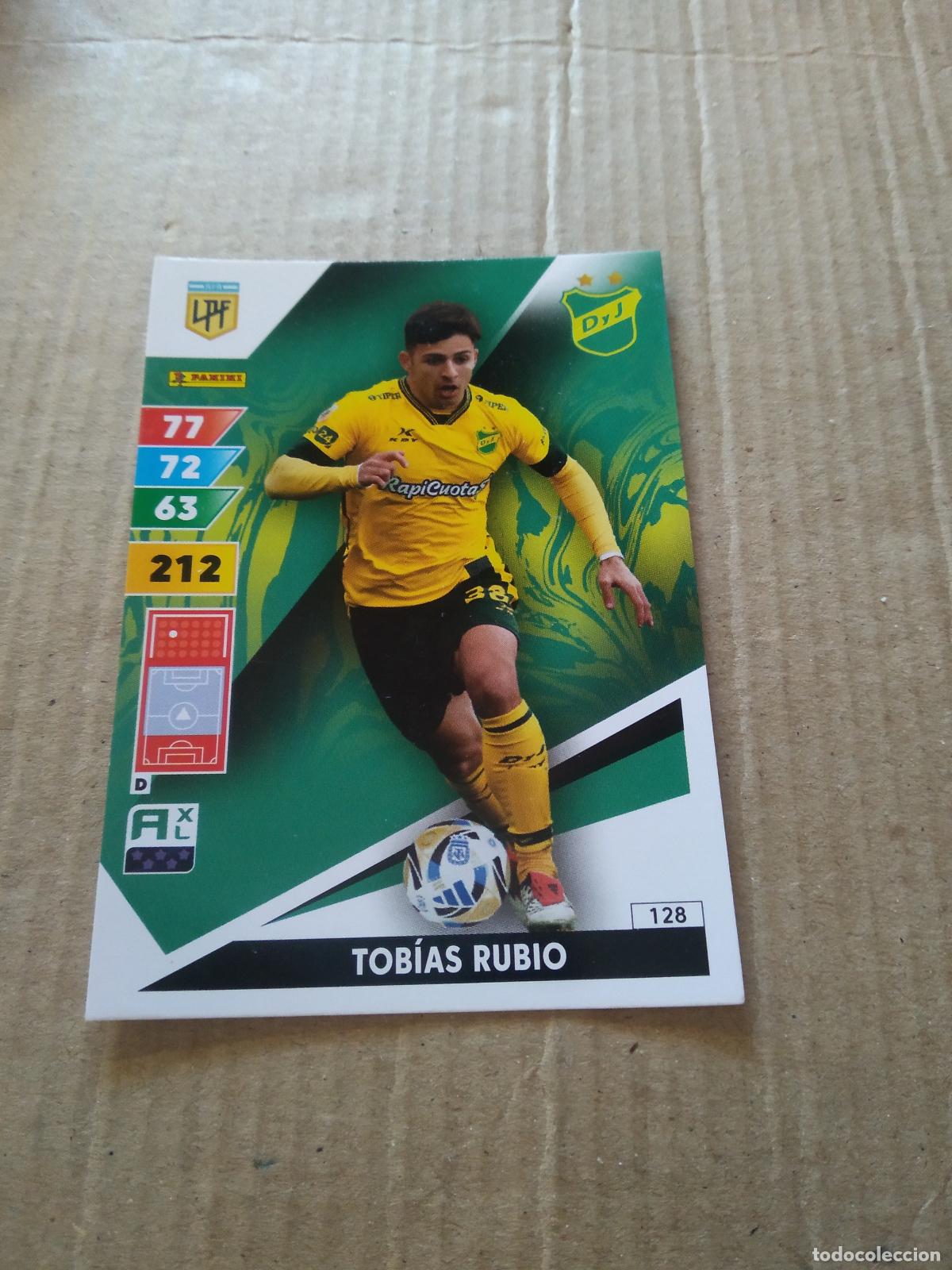 Cromos de F&uacute;tbol: 128 TOBIAS RUBIO DEFENSA Y JUSTICIA CROMO FUTBOL PANINI ARGENTINO 2025 LIGA ARGENTINA ADRENALYN