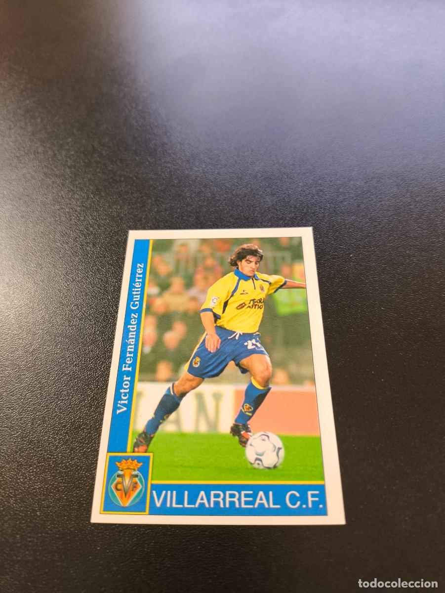 Cromos de F&uacute;tbol: 143 Victor VILLARREAL MUNDICROMO FICHAS LIGA 2001 2002 01 02 NO PANINI ESTE