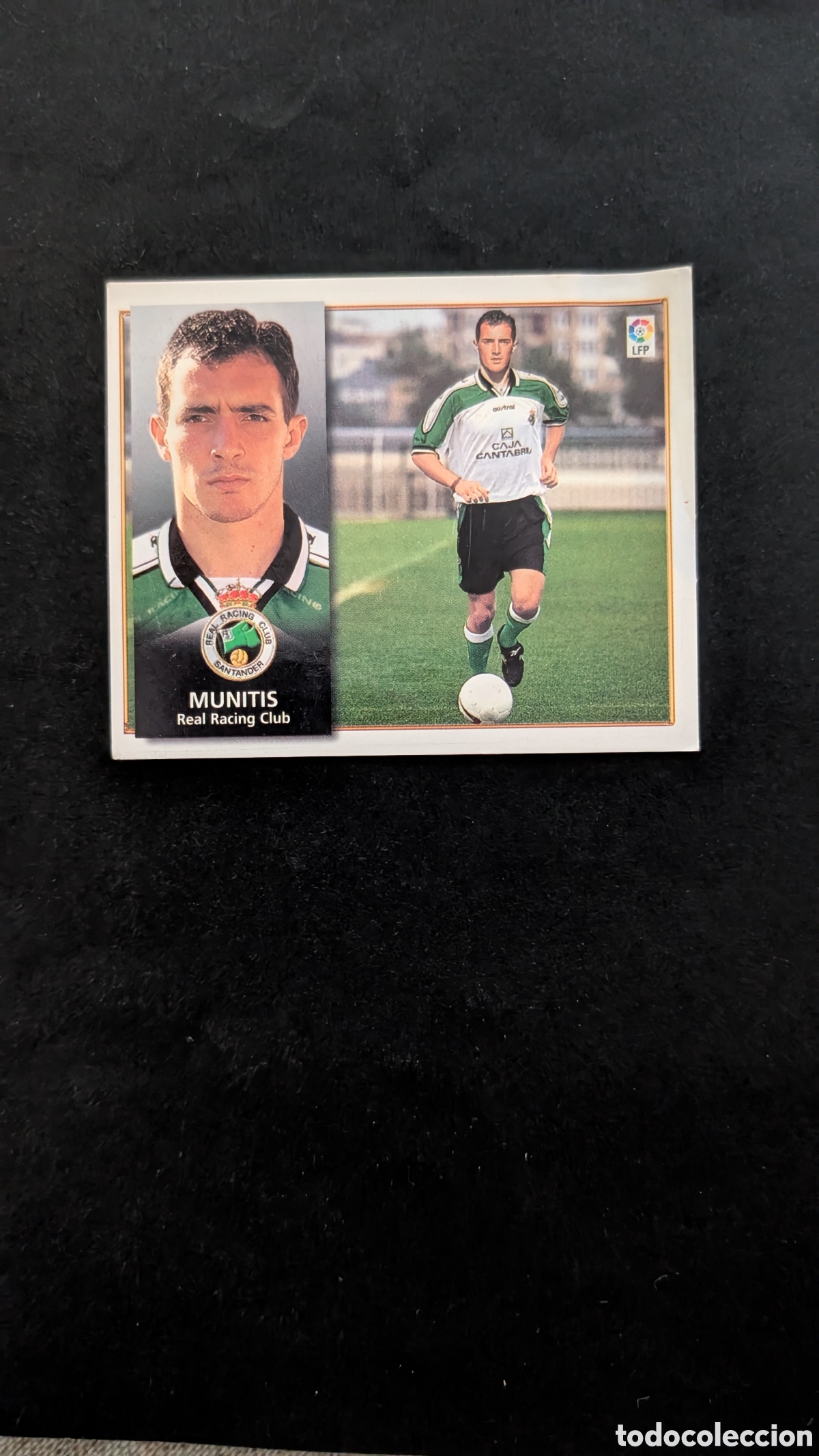 Cartes &agrave; collectionner de Football: MUNITIS RACING SANTANDER COLOCA LIGA ESTE 1998/99 98 99 VENTANILLA