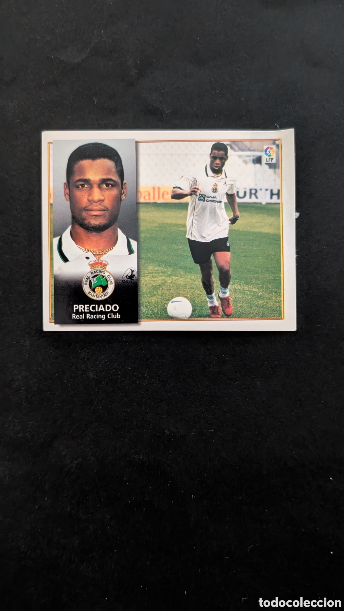 Cartes &agrave; collectionner de Football: PRECIADO RACING SANTANDER COLOCA LIGA ESTE 1998/99 98 99 VENTANILLA
