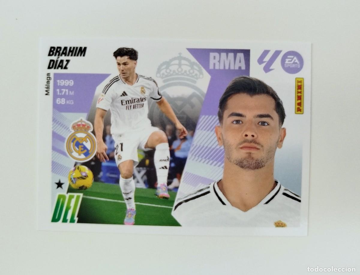 Cartes &agrave; collectionner de Football: Brahim D&iacute;az 17A SIN PEGAR NUNCA PEGADO Real Madrid Liga Ediciones Este 25 26 / 2025 2026