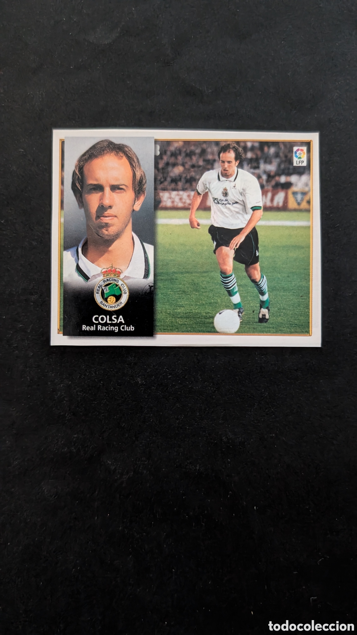 Cartes &agrave; collectionner de Football: COLSA RACING SANTANDER COLOCA LIGA ESTE 1998/99 98 99 RECORTADO
