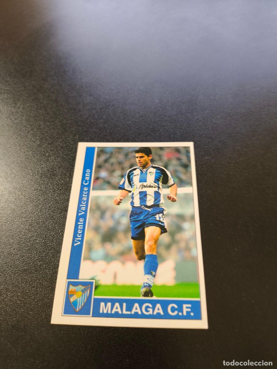 Cromos de F&uacute;tbol: 154 Valcarce MALAGA MUNDICROMO FICHAS LIGA 2001 2002 01 02 NO PANINI ESTE