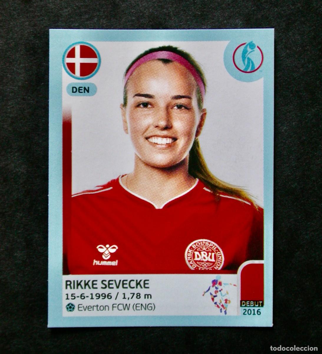 Cromos de F&uacute;tbol: 140 RIKKE SEVECKE / DENMARK / UEFA EURO WOMEN'S 2022 / ENGLAND / PANINI
