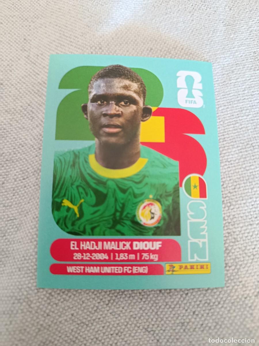 Cromos de F&uacute;tbol: Panini Mundial 2026 Estados Unidos-Mexico. 7- Diouf. Senegal. Nunca pegado.