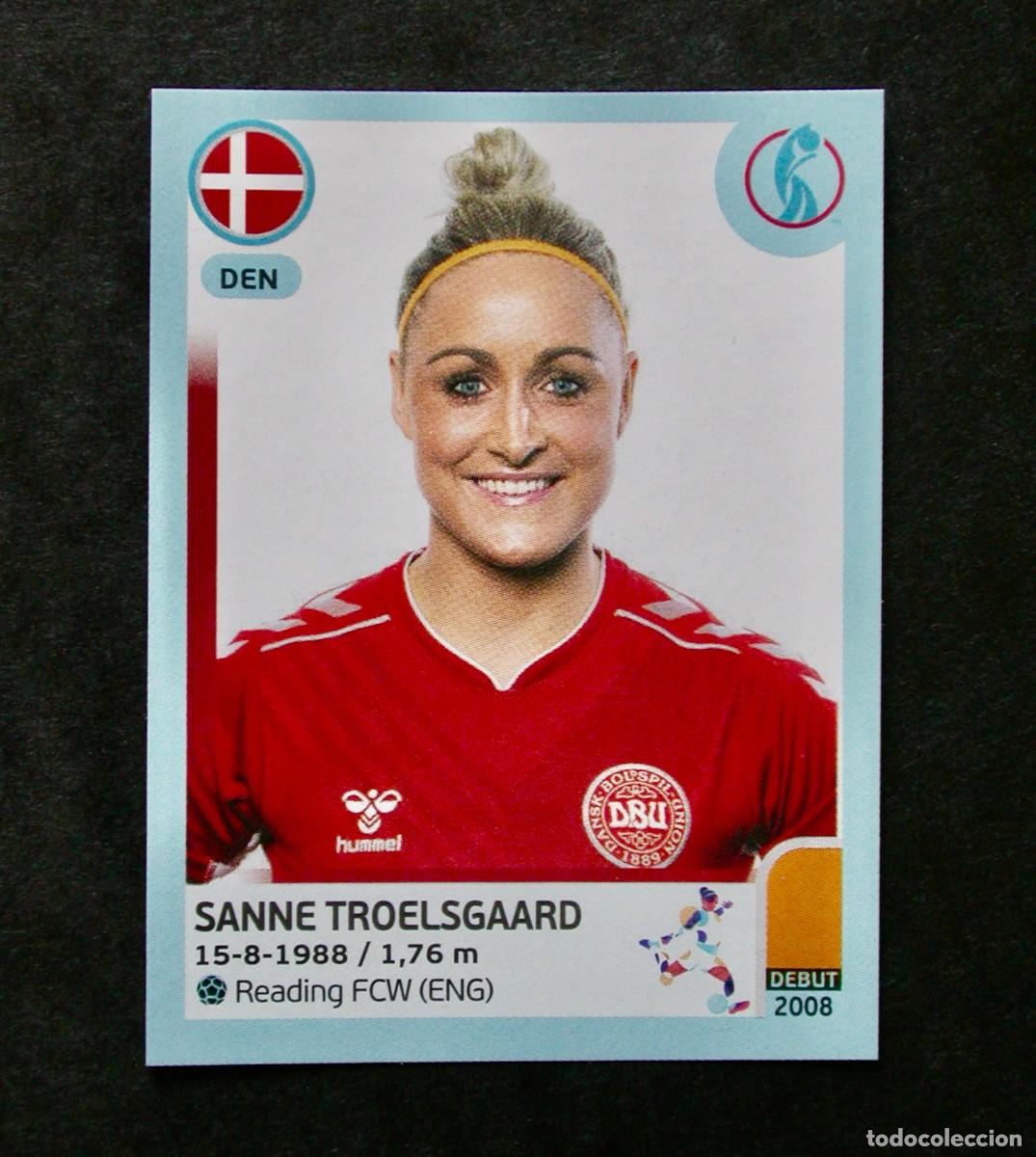 Cromos de F&uacute;tbol: 147 SANNE TROELSGAARD / DENMARK / UEFA EURO WOMEN'S 2022 / ENGLAND / PANINI