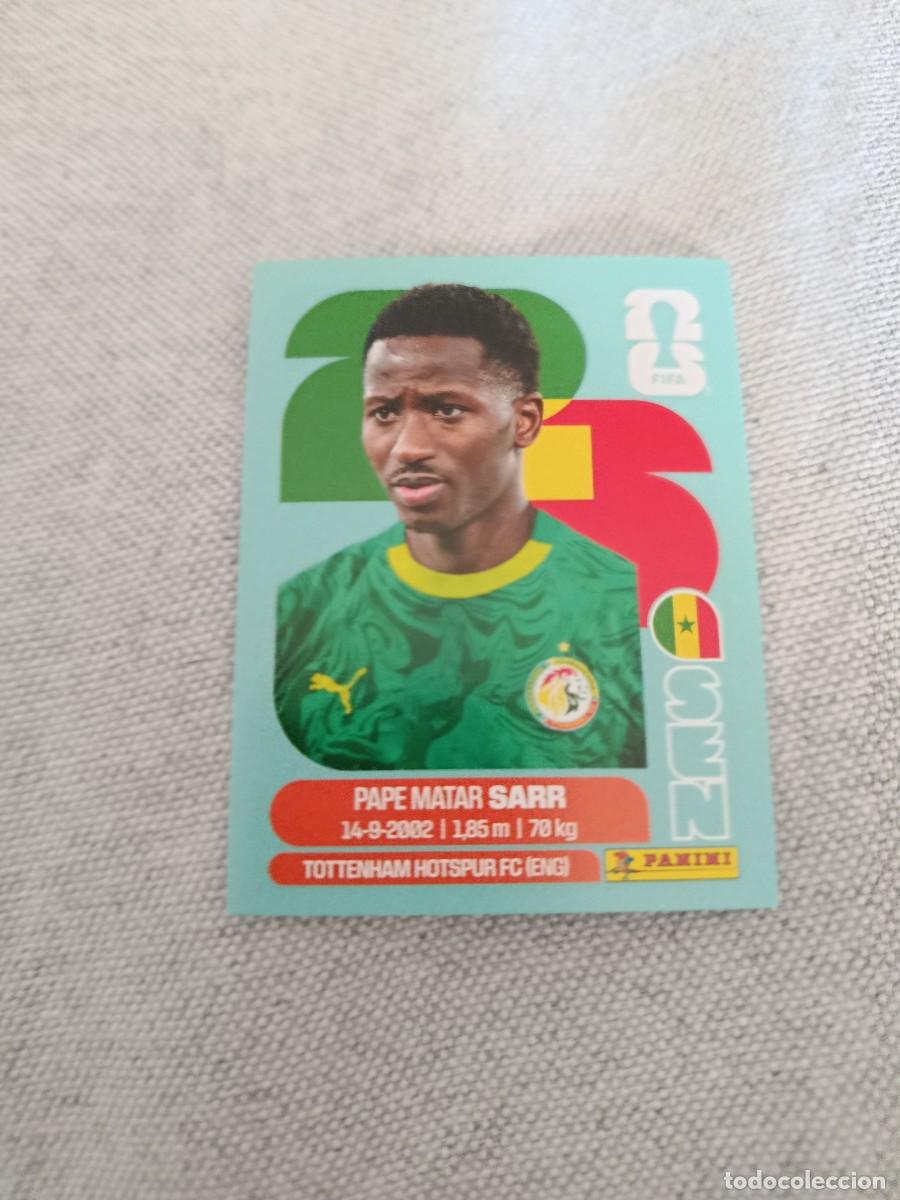 Cromos de F&uacute;tbol: Panini Mundial 2026 Estados Unidos-Mexico. 10- Sarr. Senegal. Nunca pegado.