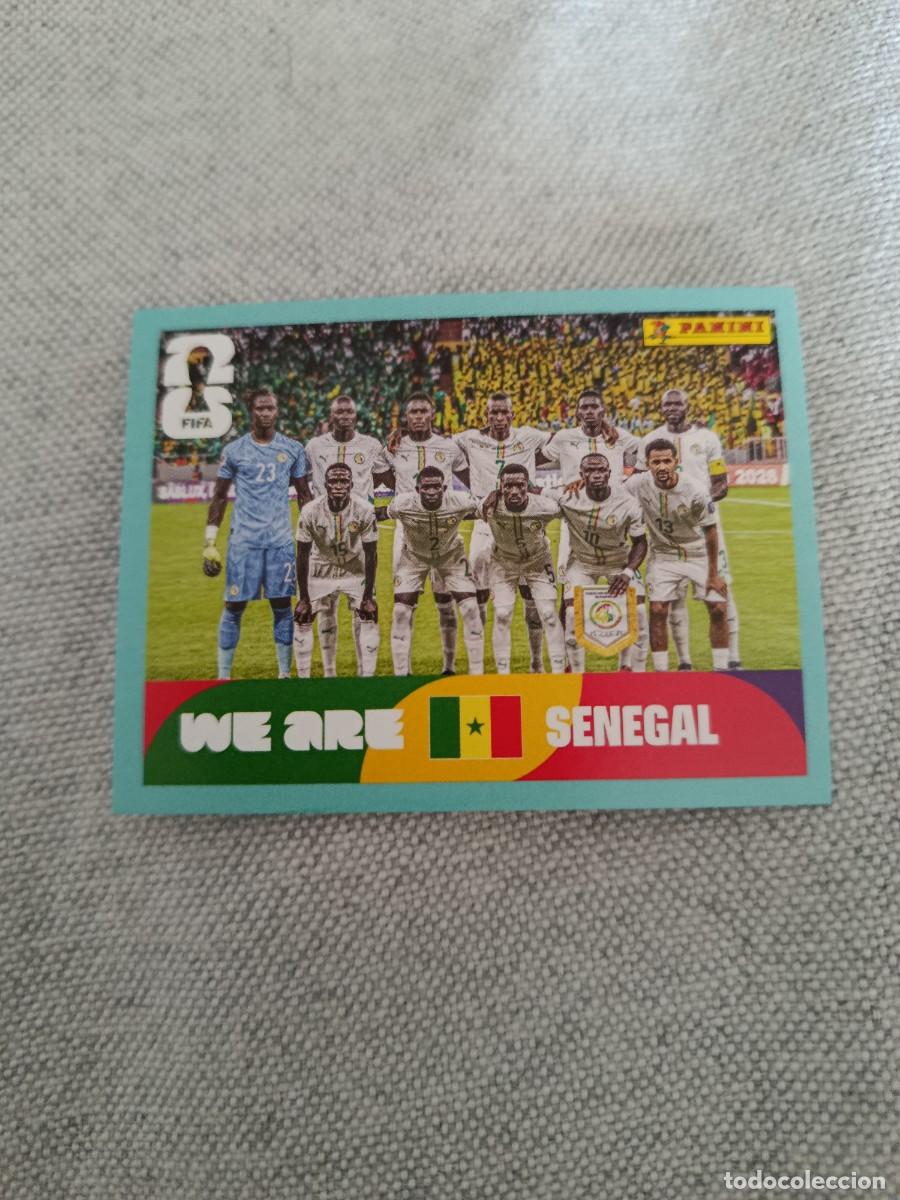 Cromos de F&uacute;tbol: Panini Mundial 2026 Estados Unidos-Mexico. 13- Alineaci&oacute;n. Senegal. Nunca pegado.