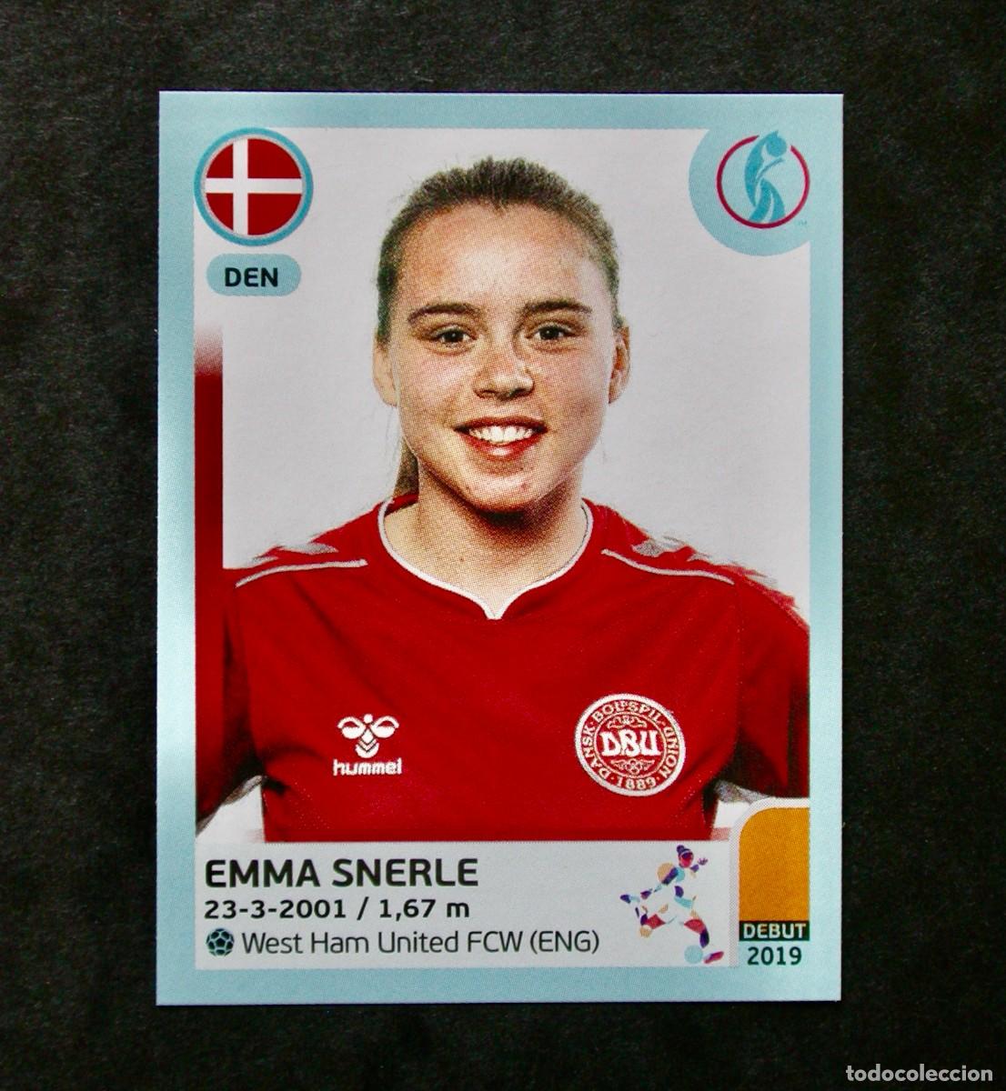 Cromos de F&uacute;tbol: 148 EMMA SNERLE / DENMARK / UEFA EURO WOMEN'S 2022 / ENGLAND / PANINI