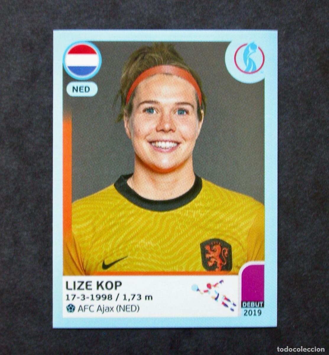 Cromos de F&uacute;tbol: 201 LIZE KOP / NETHERLANDS / UEFA EURO WOMEN'S 2022 / ENGLAND / PANINI