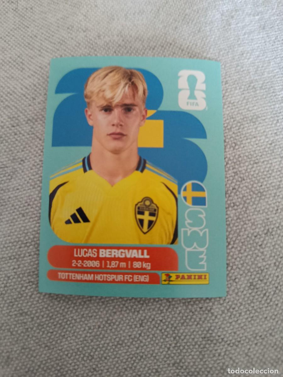 Cromos de F&uacute;tbol: Panini Mundial 2026 Estados Unidos-Mexico. 8- Bergvall. Suecia. Nunca pegado.