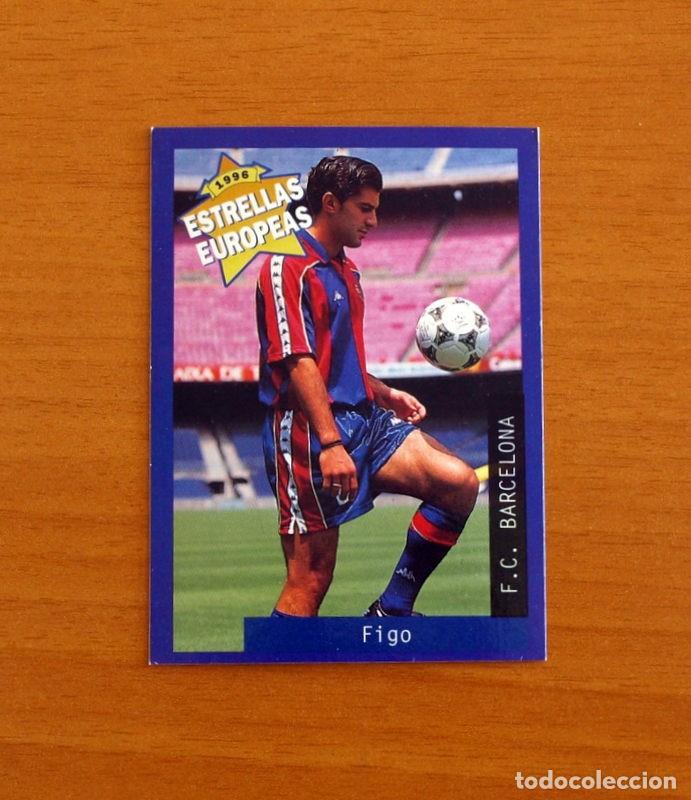 Cromos de F&uacute;tbol: F.C. Barcelona - N&ordm; 40 Figo Luis Felipe Madeira Caeiro - Estrellas Europea Panini A&ntilde;o 1996
