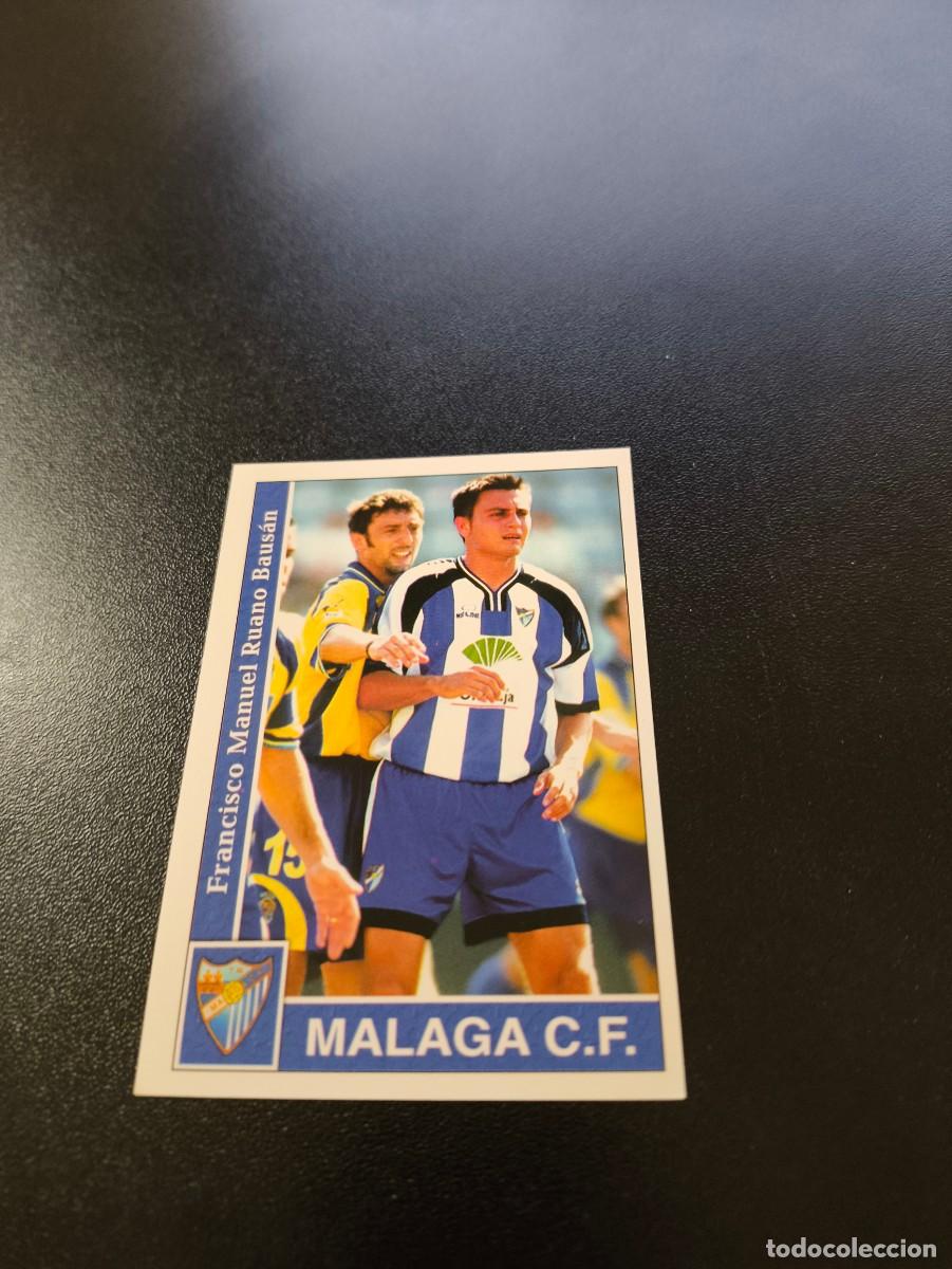 Cromos de F&uacute;tbol: 159 Ruano MALAGA MUNDICROMO FICHAS LIGA 2001 2002 01 02 NO PANINI ESTE