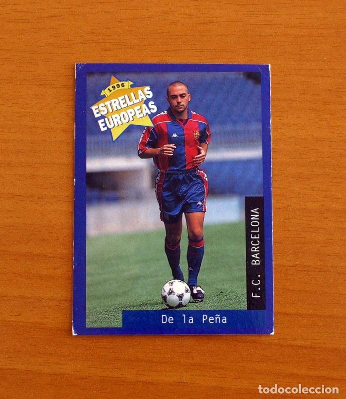 Cromos de F&uacute;tbol: F.C. Barcelona - N&ordm; 41 Iv&aacute;n De La Pe&ntilde;a L&oacute;pez - Estrellas Europea Panini A&ntilde;o 1996