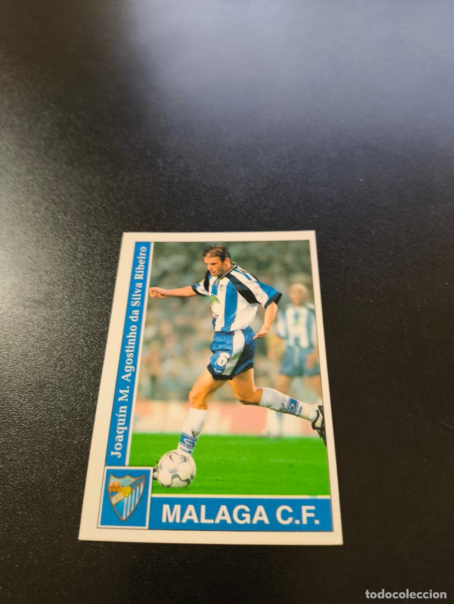 Cromos de F&uacute;tbol: 163 Agostinho BAJA MALAGA MUNDICROMO FICHAS LIGA 2001 2002 01 02 NO PANINI ESTE