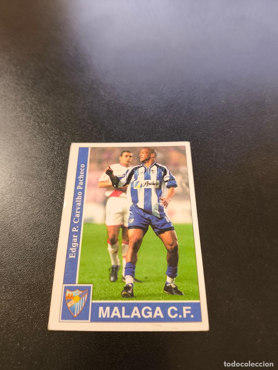 Cromos de F&uacute;tbol: 164 Edgar MALAGA MUNDICROMO FICHAS LIGA 2001 2002 01 02 NO PANINI ESTE