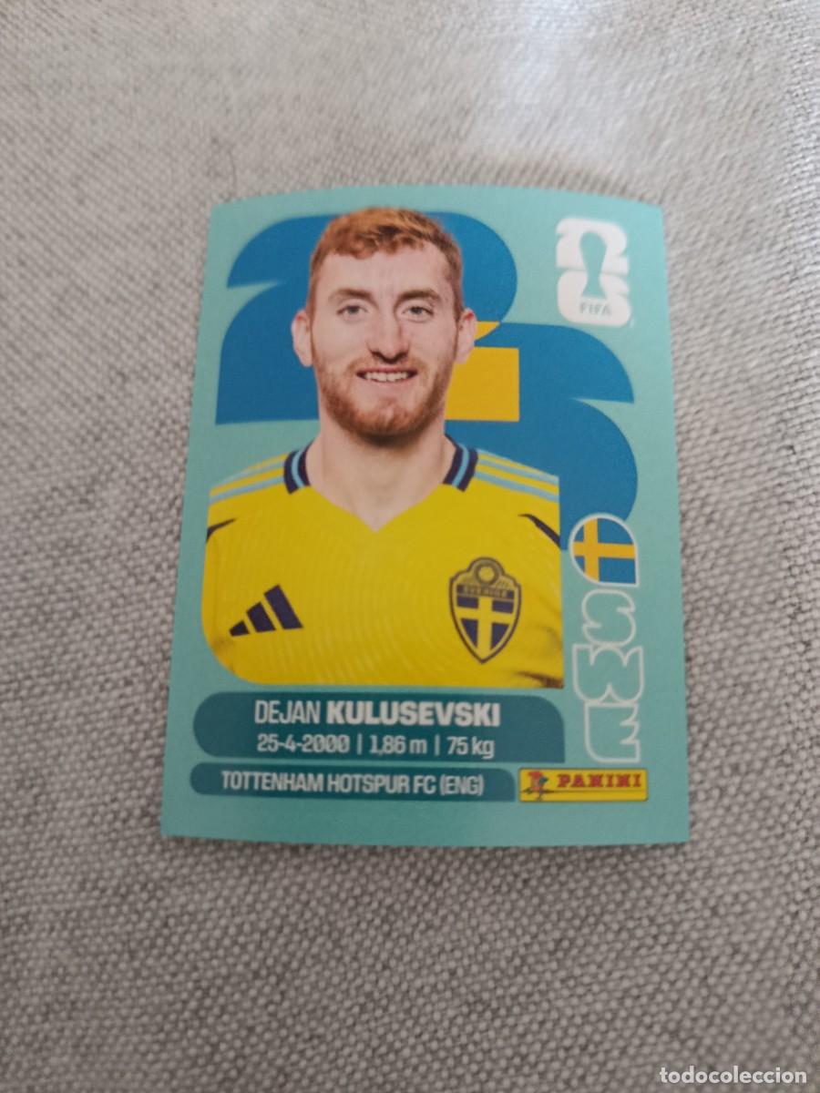 Cromos de F&uacute;tbol: Panini Mundial 2026 Estados Unidos-Mexico. 17- Kulusevski. Suecia. Nunca pegado.