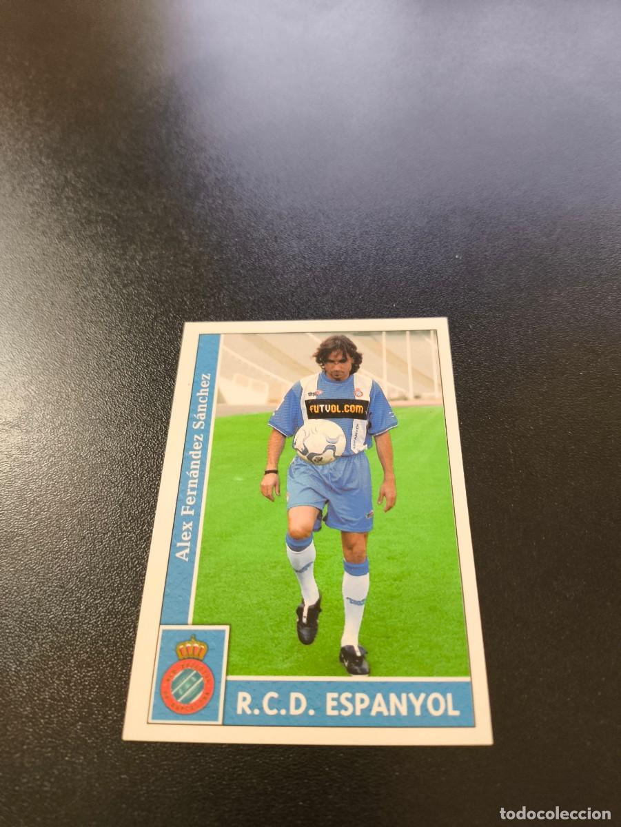 Cromos de F&uacute;tbol: 186 Alex Fernandez ESPANYOL MUNDICROMO FICHAS LIGA 2001 2002 01 02 NO PANINI ESTE