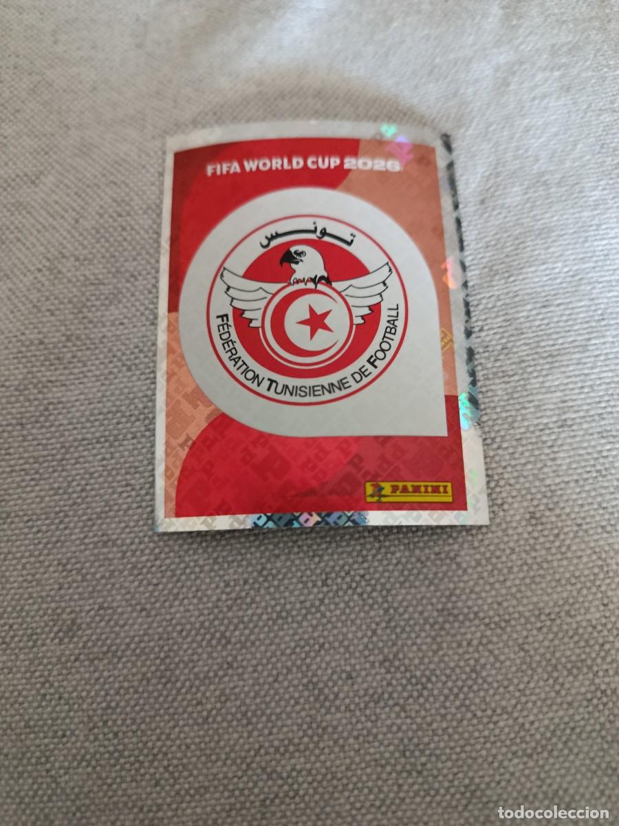 Cromos de F&uacute;tbol: Panini Mundial 2026 Estados Unidos-Mexico. 1- Escudo. T&uacute;nez. Nunca pegado.