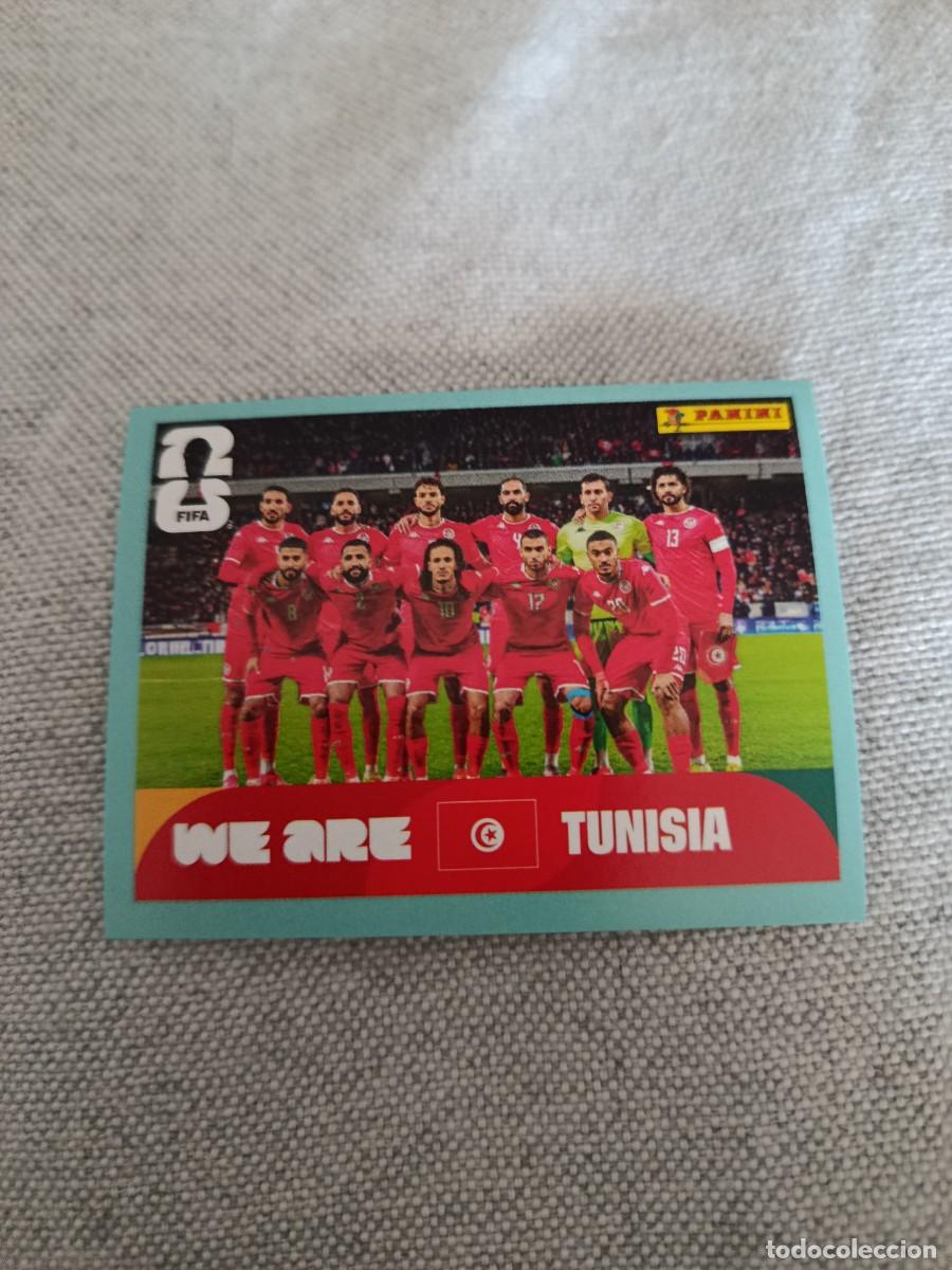 Cromos de F&uacute;tbol: Panini Mundial 2026 Estados Unidos-Mexico. 13- Alineaci&oacute;n. T&uacute;nez. Nunca pegado.