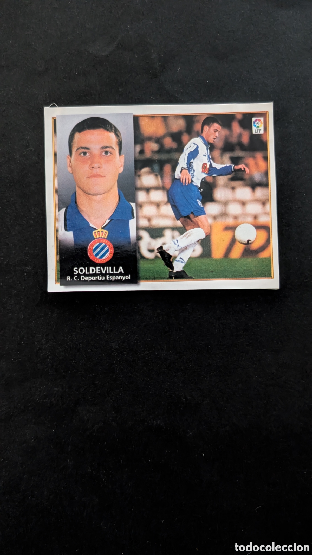 Fu&szlig;ball-Sticker: SOLDEVILLA ESPANYOL COLOCA LIGA ESTE 1998/99 98 99 RECORTADO