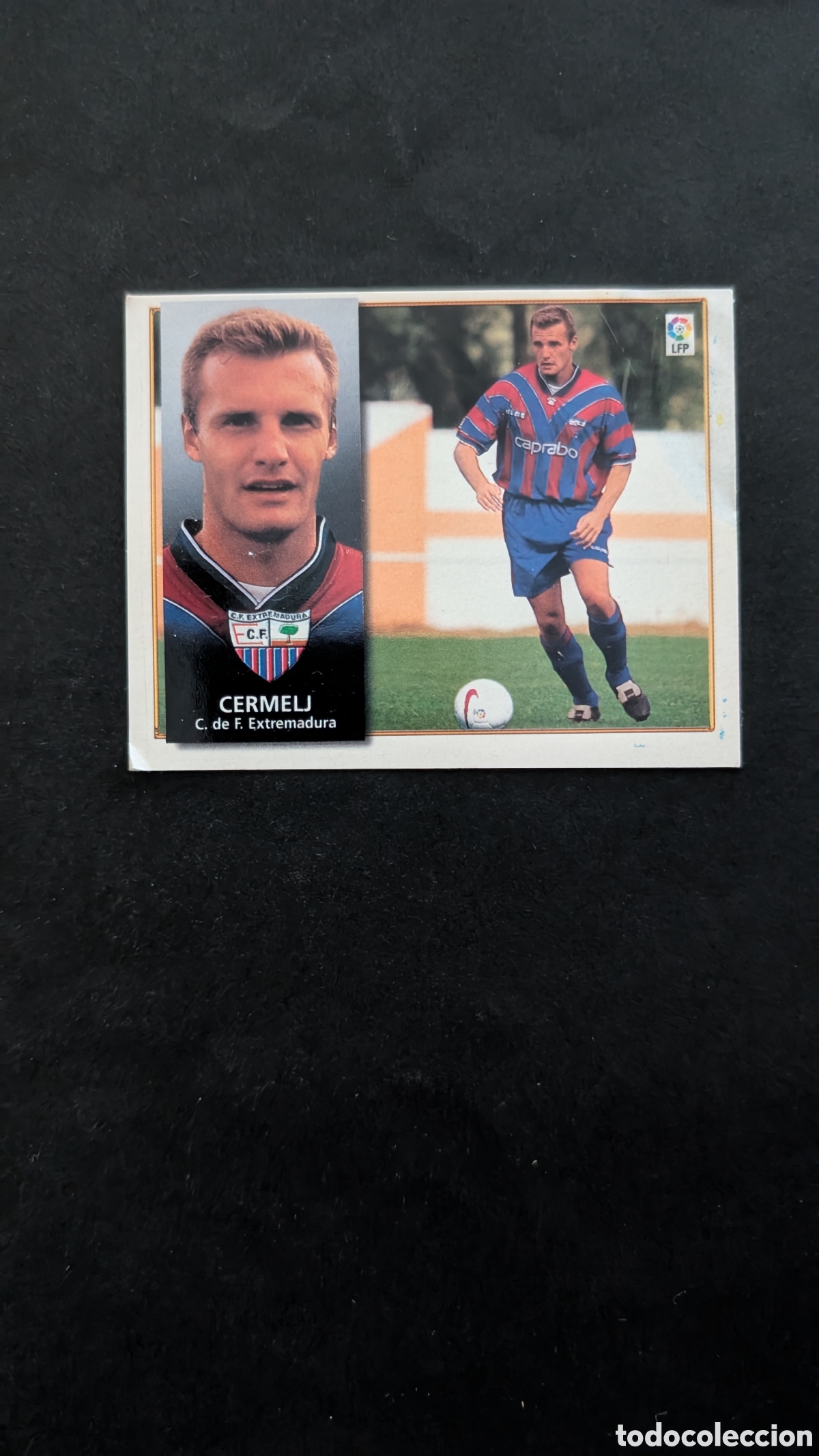 Fu&szlig;ball-Sticker: CERMELJ EXTREMADURA COLOCA LIGA ESTE 1998/99 98 99 VENTANILLA