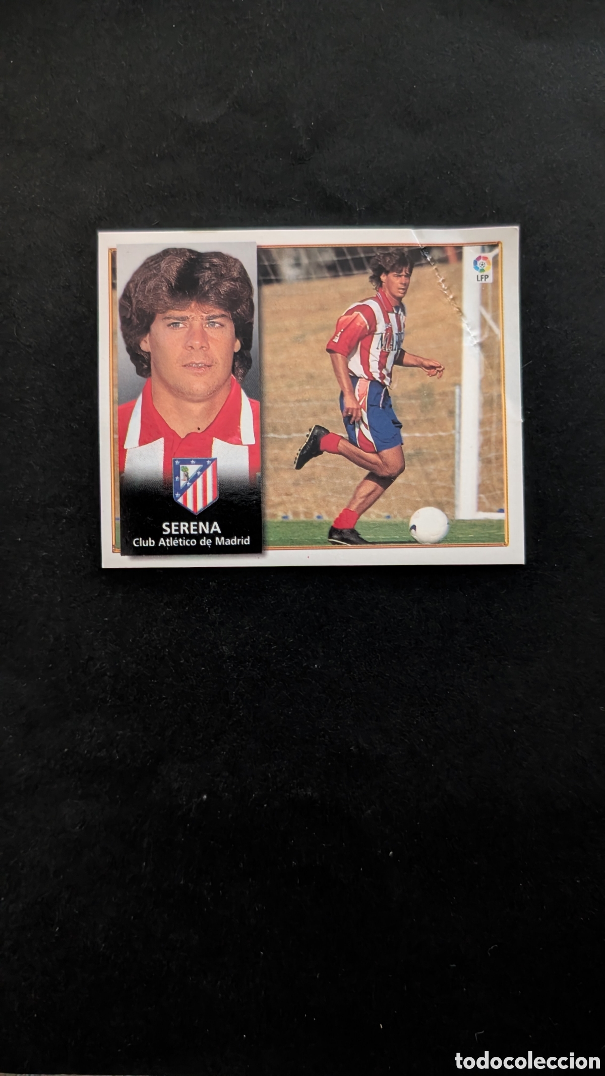 Fu&szlig;ball-Sticker: SERENA ATLETICO MADRID VERSION COLOCA LIGA ESTE 1998/99 98 99 VENTANILLA
