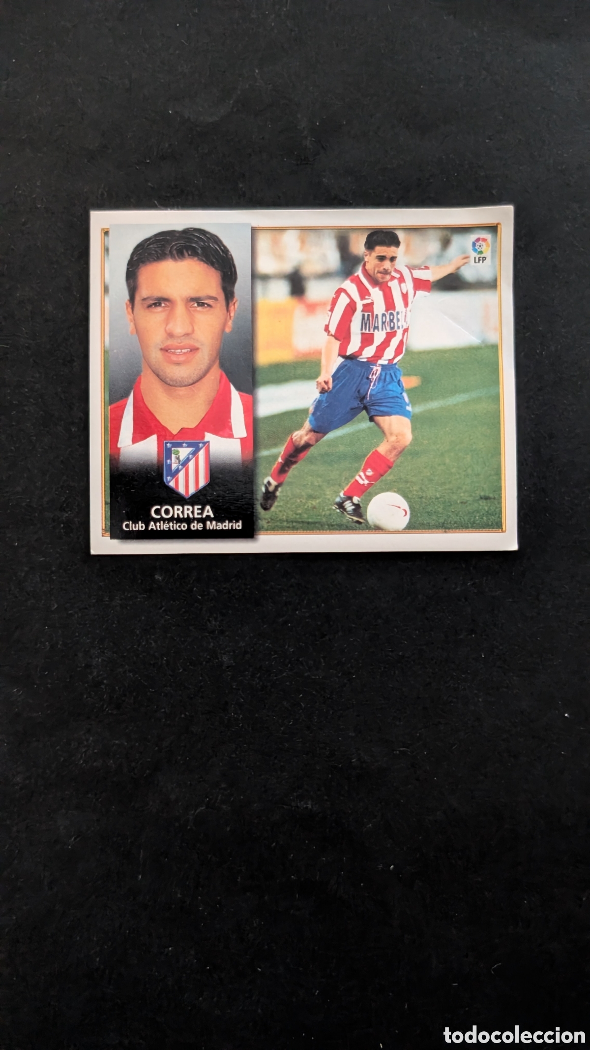 Cartes &agrave; collectionner de Football: CORREA ATLETICO MADRID COLOCA LIGA ESTE 1998/99 98 99 VENTANILLA