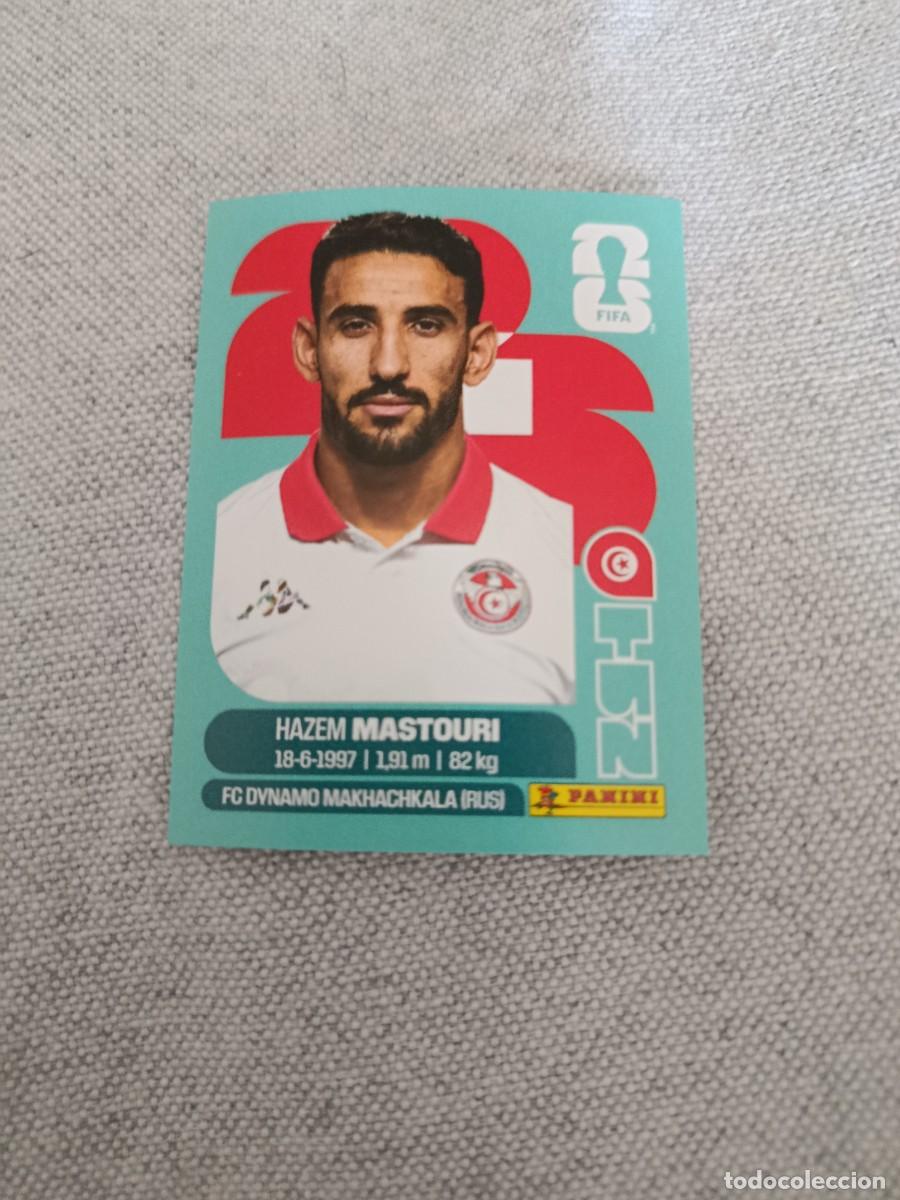Cromos de F&uacute;tbol: Panini Mundial 2026 Estados Unidos-Mexico. 17- Mastouri. T&uacute;nez. Nunca pegado.