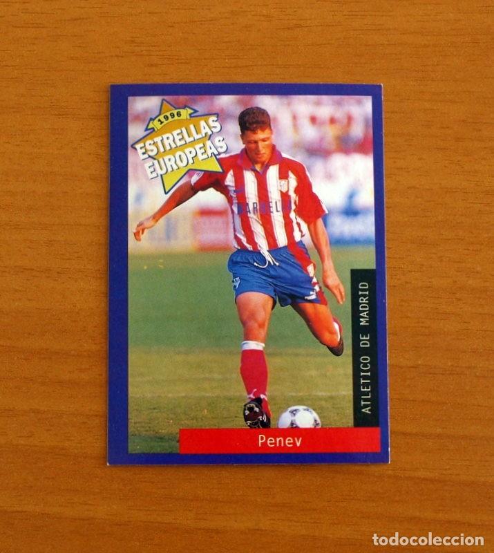 Cromos de F&uacute;tbol: Atletico de Madrid - N&ordm; 50 Luboslav Penev - Estrellas Europea Panini A&ntilde;o 1996