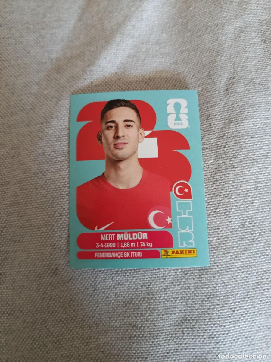 Cromos de F&uacute;tbol: Panini Mundial 2026 Estados Unidos-Mexico. 3- M&uuml;ld&uuml;r. Turqu&iacute;a. Nunca pegado.