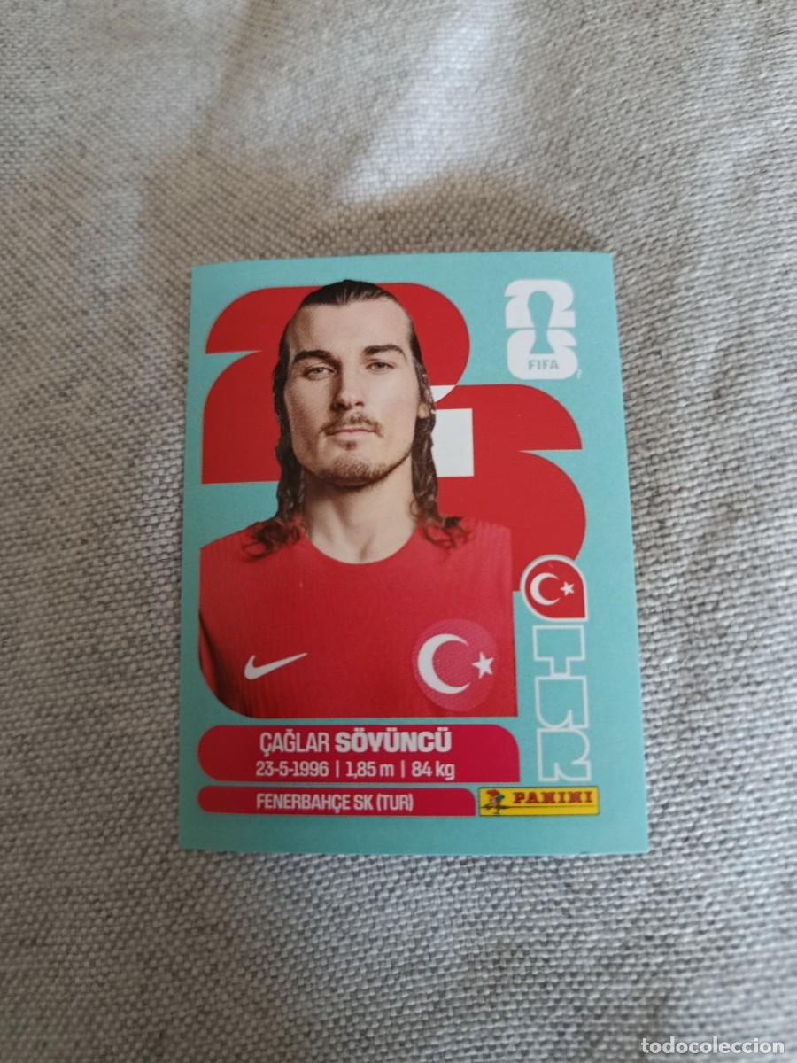 Cromos de F&uacute;tbol: Panini Mundial 2026 Estados Unidos-Mexico. 6- S&ouml;y&uuml;nc&uuml;. Turqu&iacute;a. Nunca pegado.