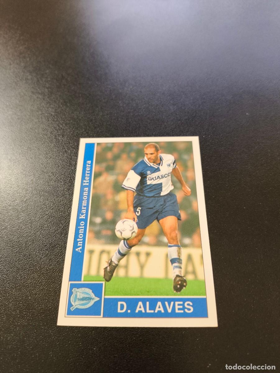 Cromos de F&uacute;tbol: 195 Karmona ALAVES MUNDICROMO FICHAS LIGA 2001 2002 01 02 NO PANINI ESTE