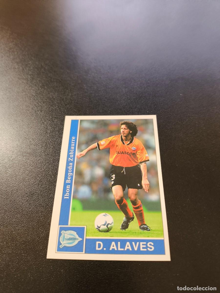 Cromos de F&uacute;tbol: 198 Ibon Bego&ntilde;a ALAVES MUNDICROMO FICHAS LIGA 2001 2002 01 02 NO PANINI ESTE