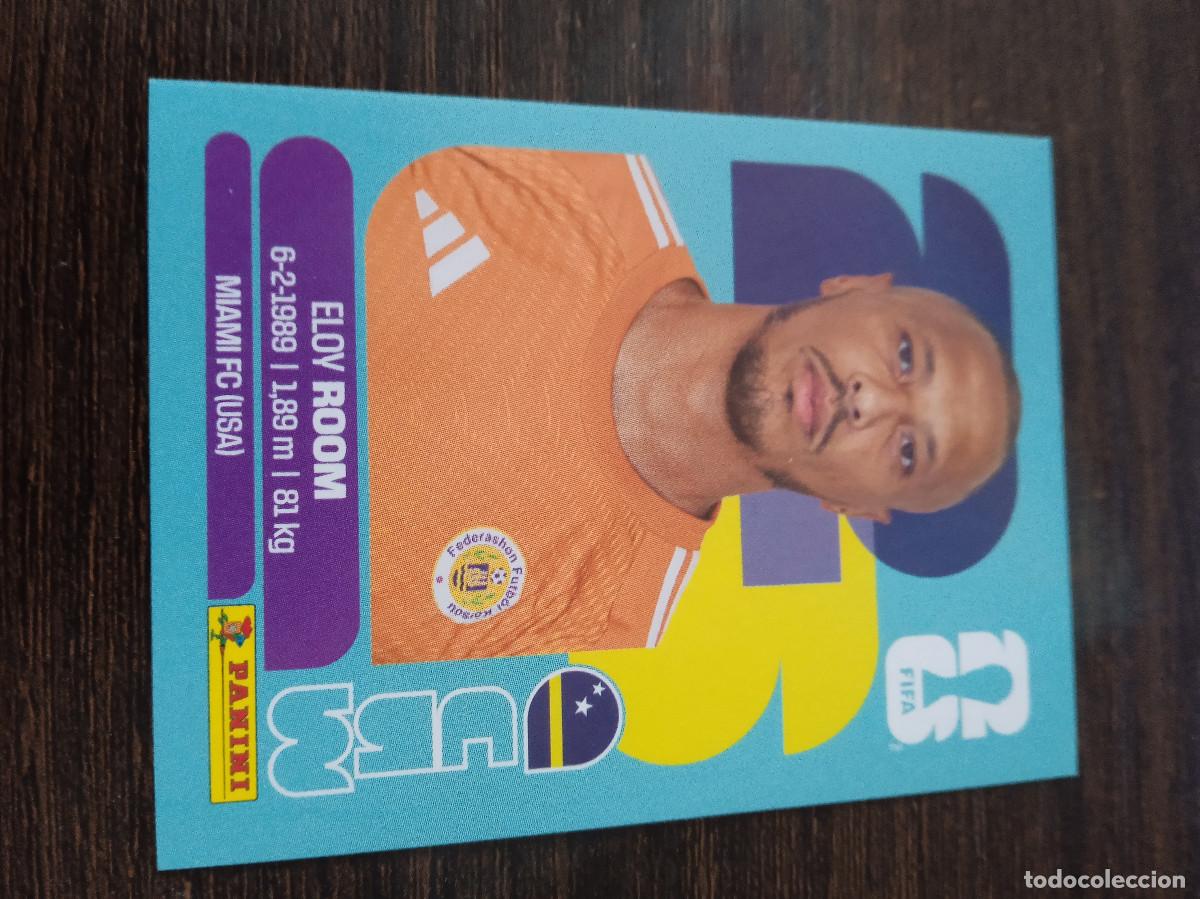Cromos de F&uacute;tbol: Cromo Mundial Futbol 2026 Panini canada usa Mexico Curacao Eloy Room CUW 2