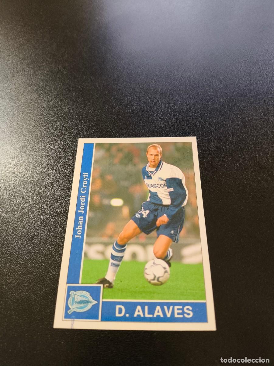 Cromos de F&uacute;tbol: 205 Jordi Cruyff ALAVES MUNDICROMO FICHAS LIGA 2001 2002 01 02 NO PANINI ESTE