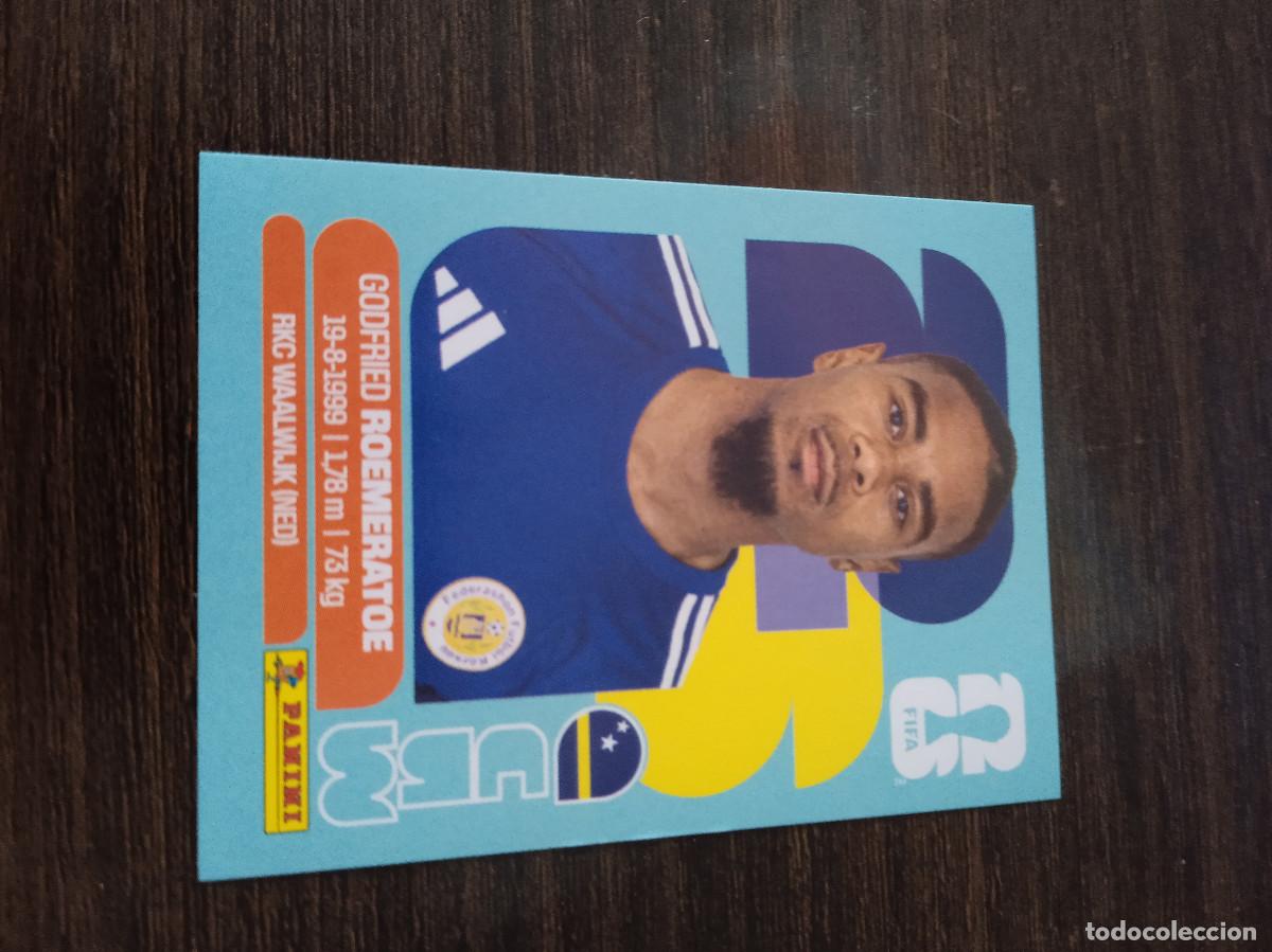Cromos de F&uacute;tbol: Cromo Mundial Futbol 2026 Panini canada usa Mexico Curacao Godfried Roemeratoe CUW 10