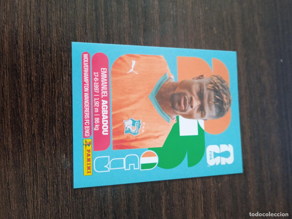 Cromos de F&uacute;tbol: Cromo Mundial Futbol 2026 Panini canada usa Mexico Costa de Marfil Emmanuel Agbadou CIV 8