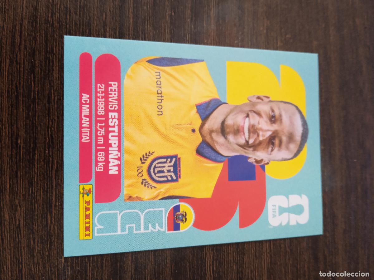 Cromos de F&uacute;tbol: Cromo Mundial Futbol 2026 Panini canada usa Mexico Ecuador Pervis Estupi&ntilde;an ECU 5