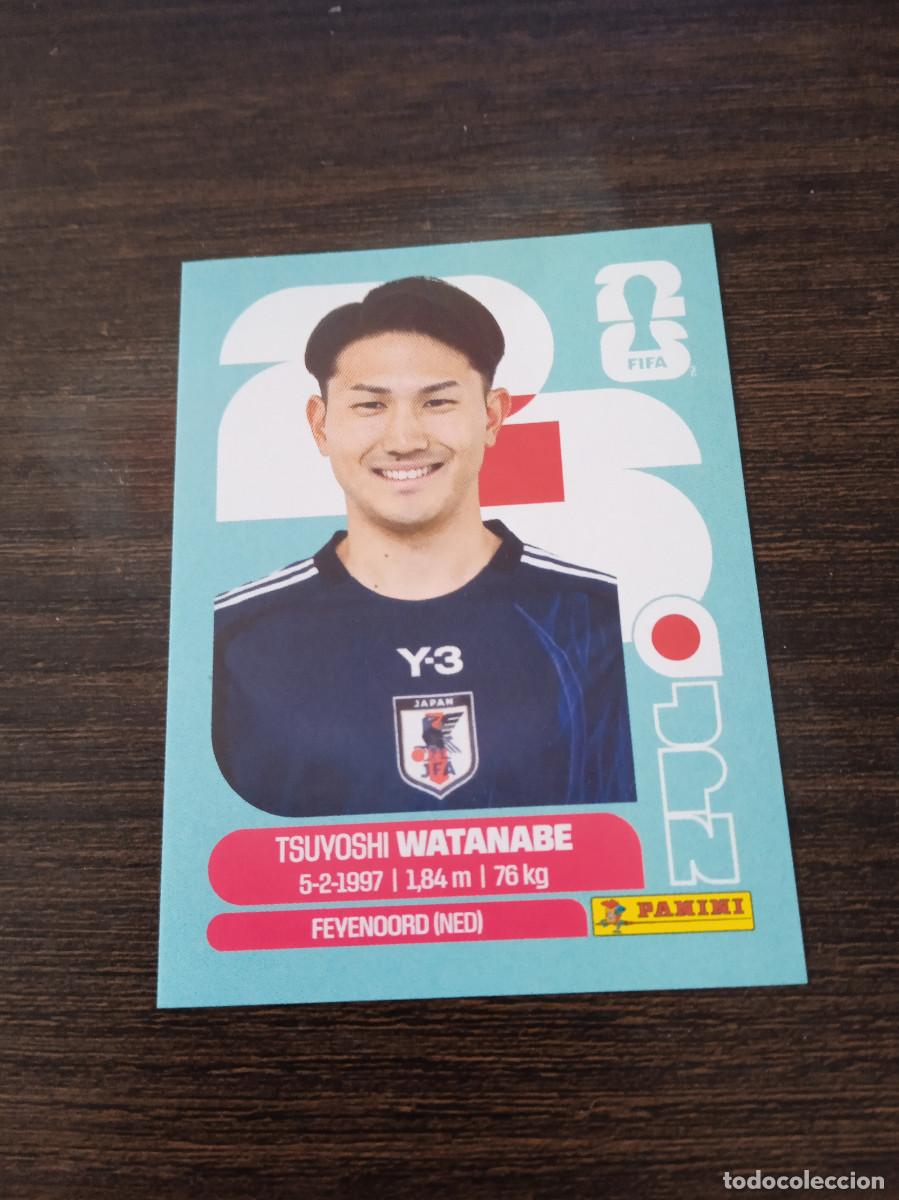Cromos de F&uacute;tbol: Cromo Mundial Futbol 2026 Panini canada usa Mexico Japon Tsuyoshi Watanabe JPN 7