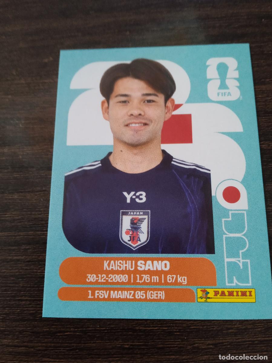 Cromos de F&uacute;tbol: Cromo Mundial Futbol 2026 Panini canada usa Mexico Japon Kaishu Sano JPN 8