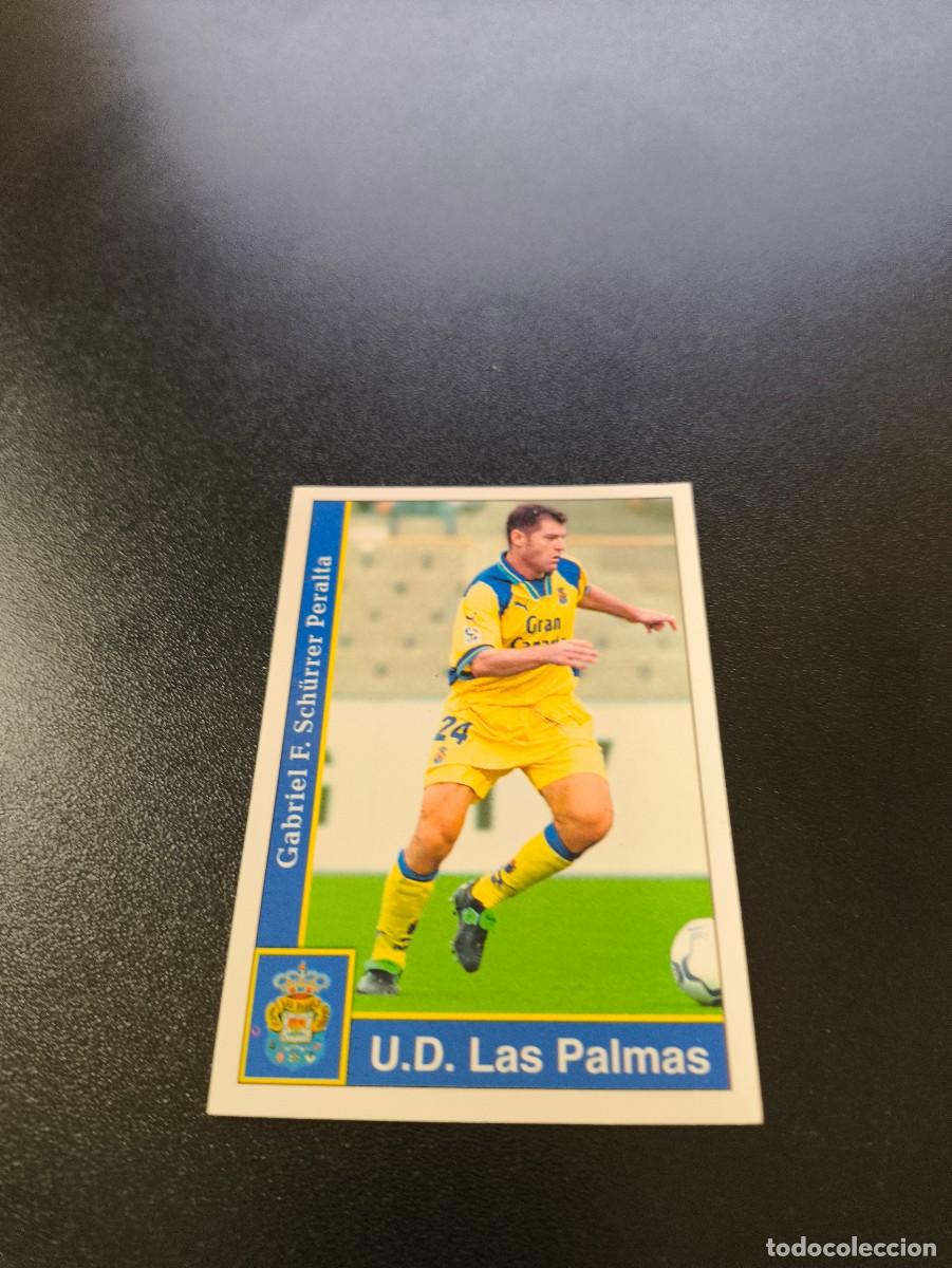 Cromos de F&uacute;tbol: 216 Schurrer LAS PALMAS MUNDICROMO FICHAS LIGA 2001 2002 01 02 NO PANINI ESTE