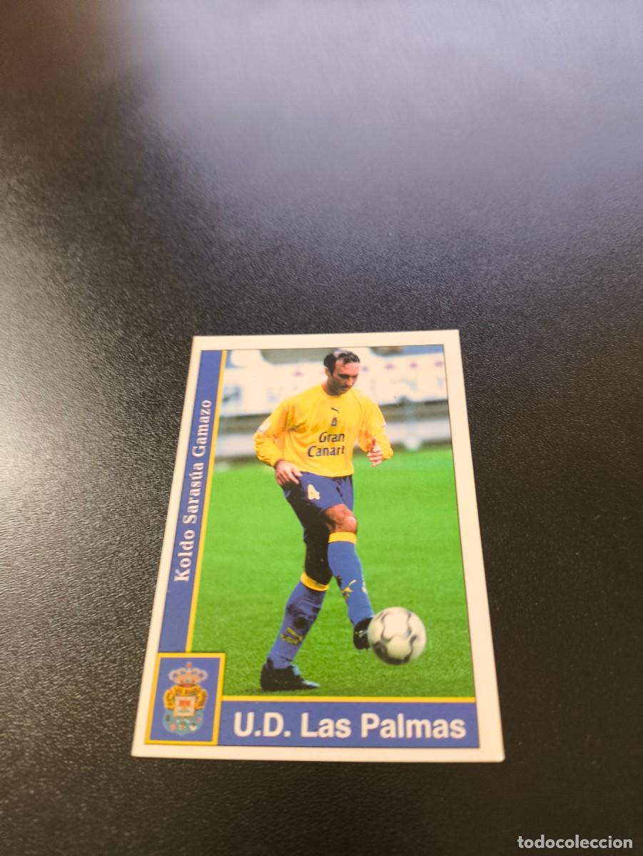 Cromos de F&uacute;tbol: 223 Sarasua alta LAS PALMAS MUNDICROMO FICHAS LIGA 2001 2002 01 02 NO PANINI ESTE