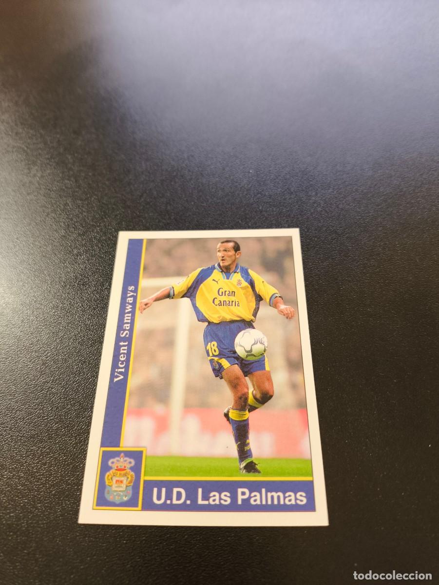 Cromos de F&uacute;tbol: 225 Samways LAS PALMAS MUNDICROMO FICHAS LIGA 2001 2002 01 02 NO PANINI ESTE