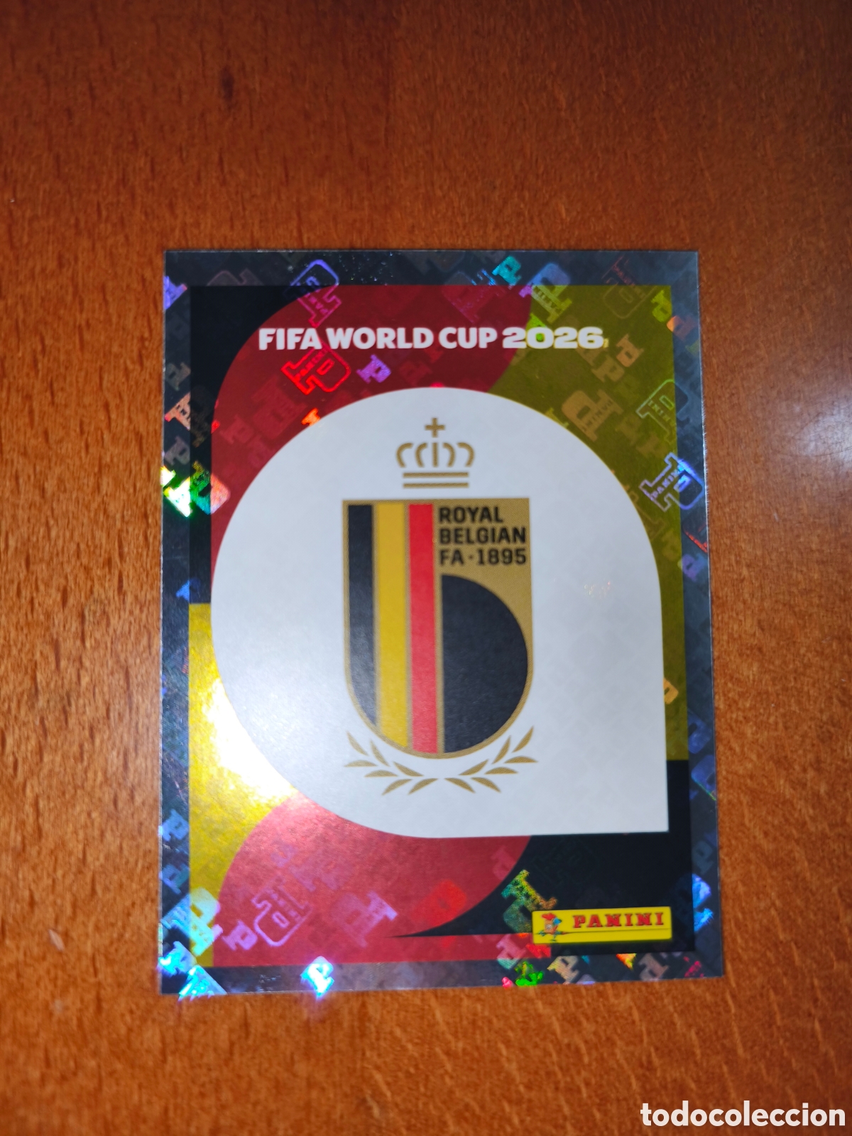 Cromos de F&uacute;tbol: BEL1 Escudo BEL 1 Fifa World Cup 2026 B&eacute;lgica