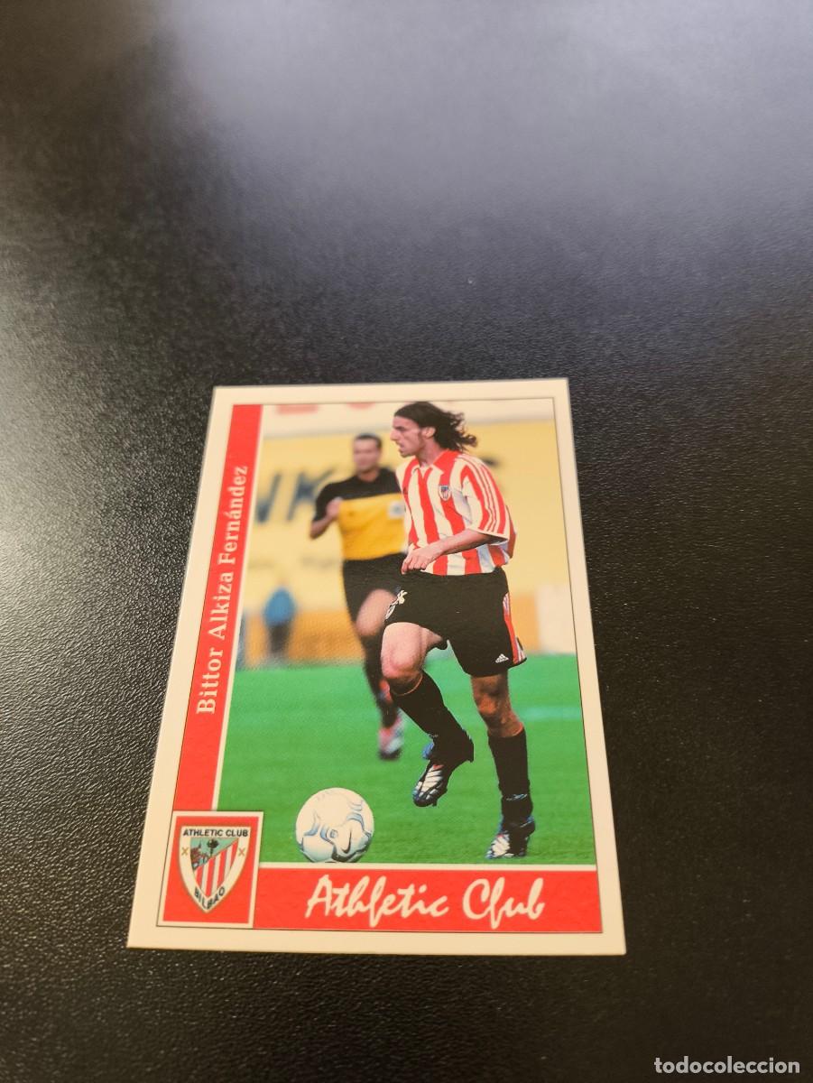 Cromos de F&uacute;tbol: 244 Alkiza ATHLETIC DE BILBAO MUNDICROMO FICHAS LIGA 2001 2002 01 02 NO PANINI ESTE