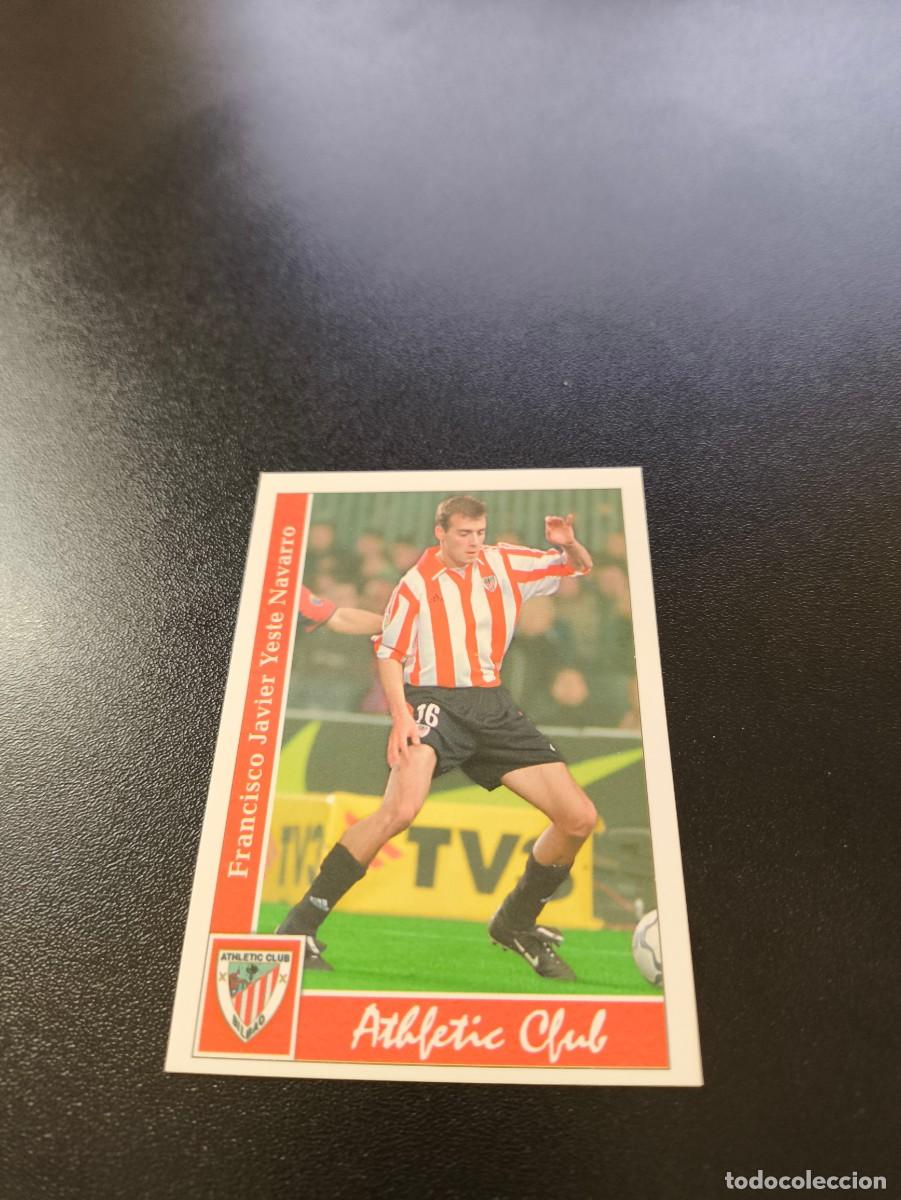Cromos de F&uacute;tbol: 245 Yeste ATHLETIC DE BILBAO MUNDICROMO FICHAS LIGA 2001 2002 01 02 NO PANINI ESTE